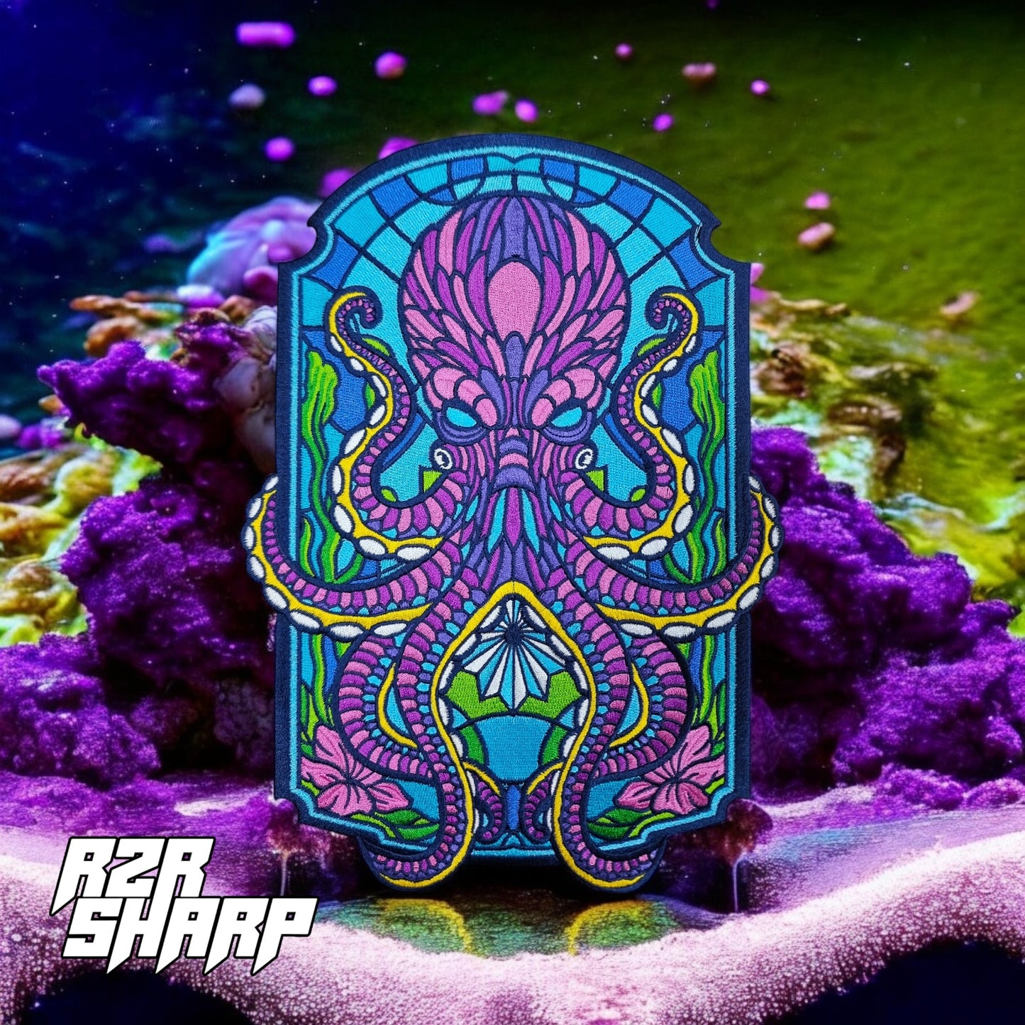 Stained Glass Kraken - Mighty