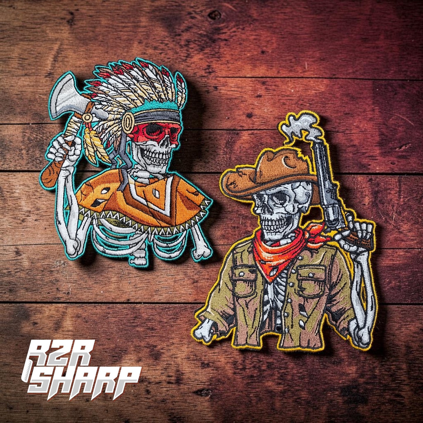 Scalps & Six Shooters Set
