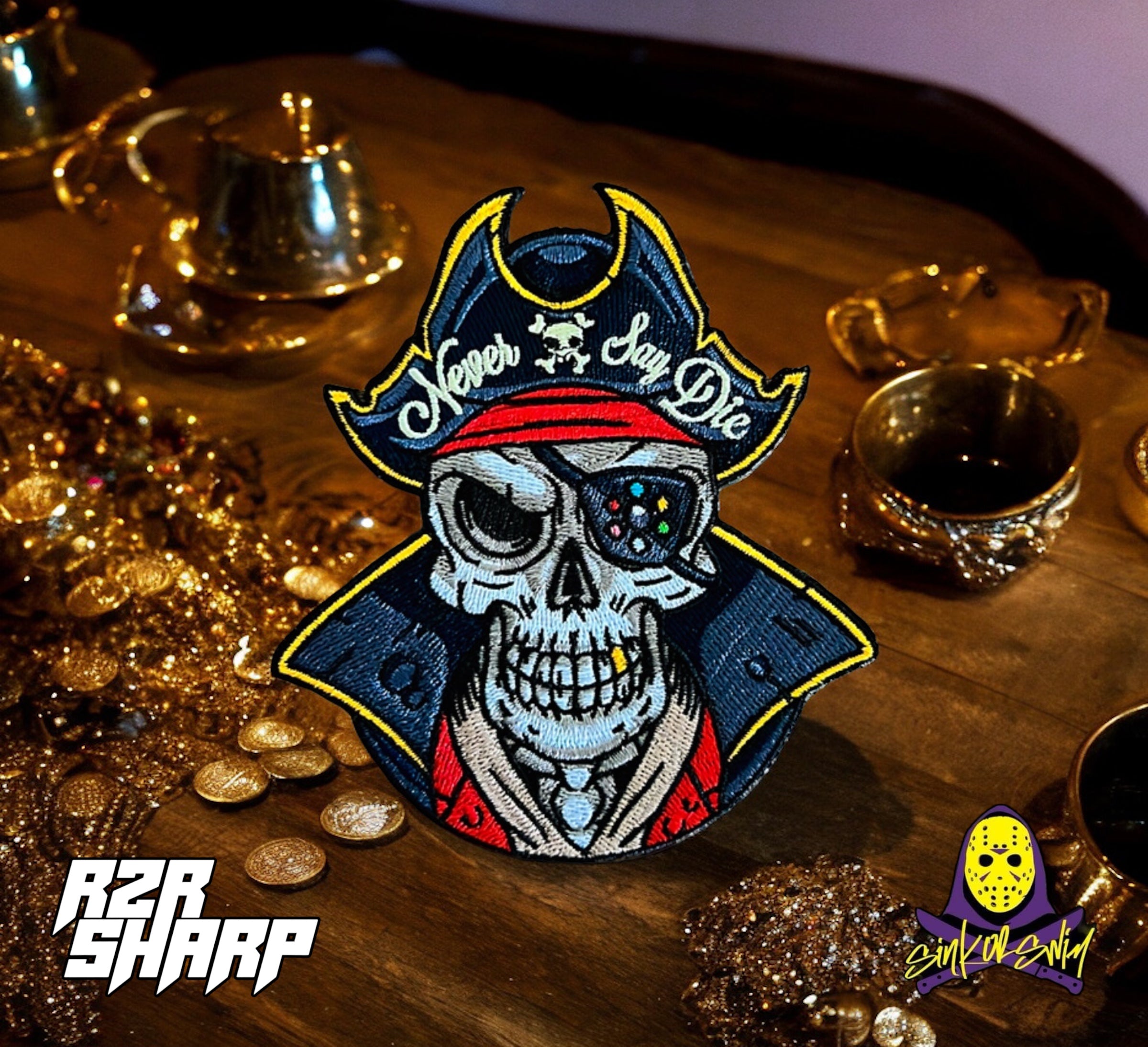 Never Say Die – Razor Sharp Patches