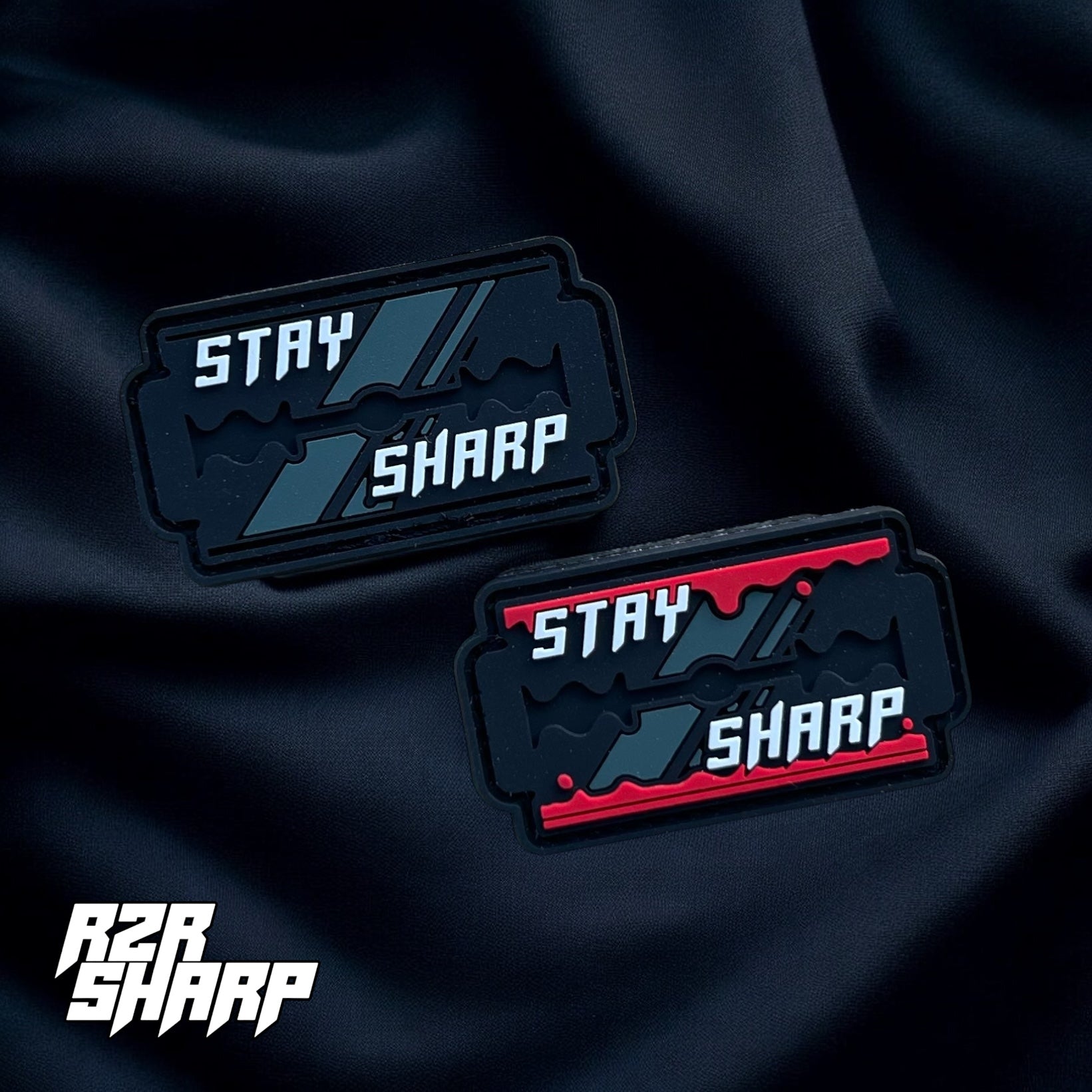 Stay Sharp Black RZR – Razor Sharp Patches