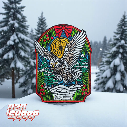 Stained Glass - Snowy Owl