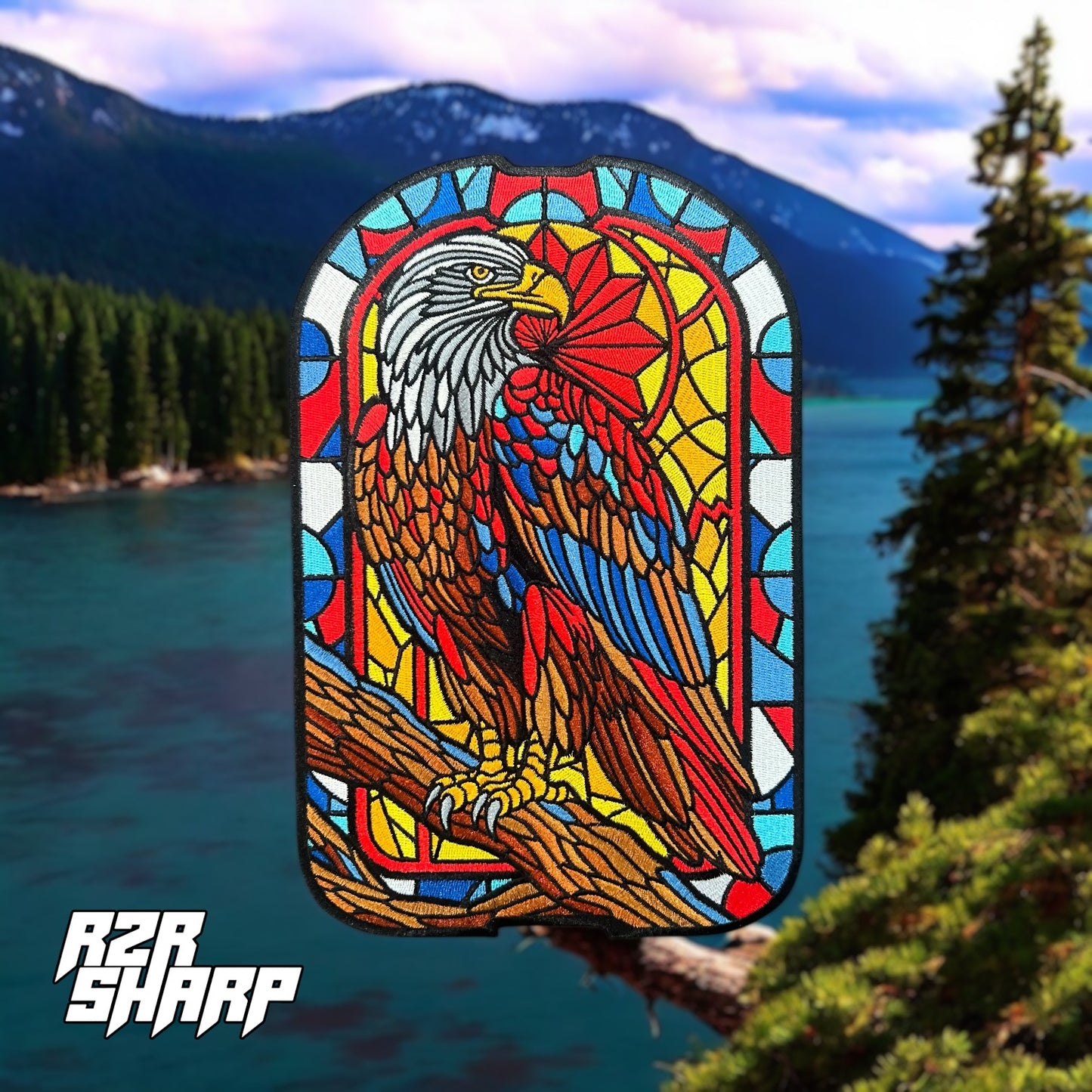 Stained Glass Eagle - Mighty