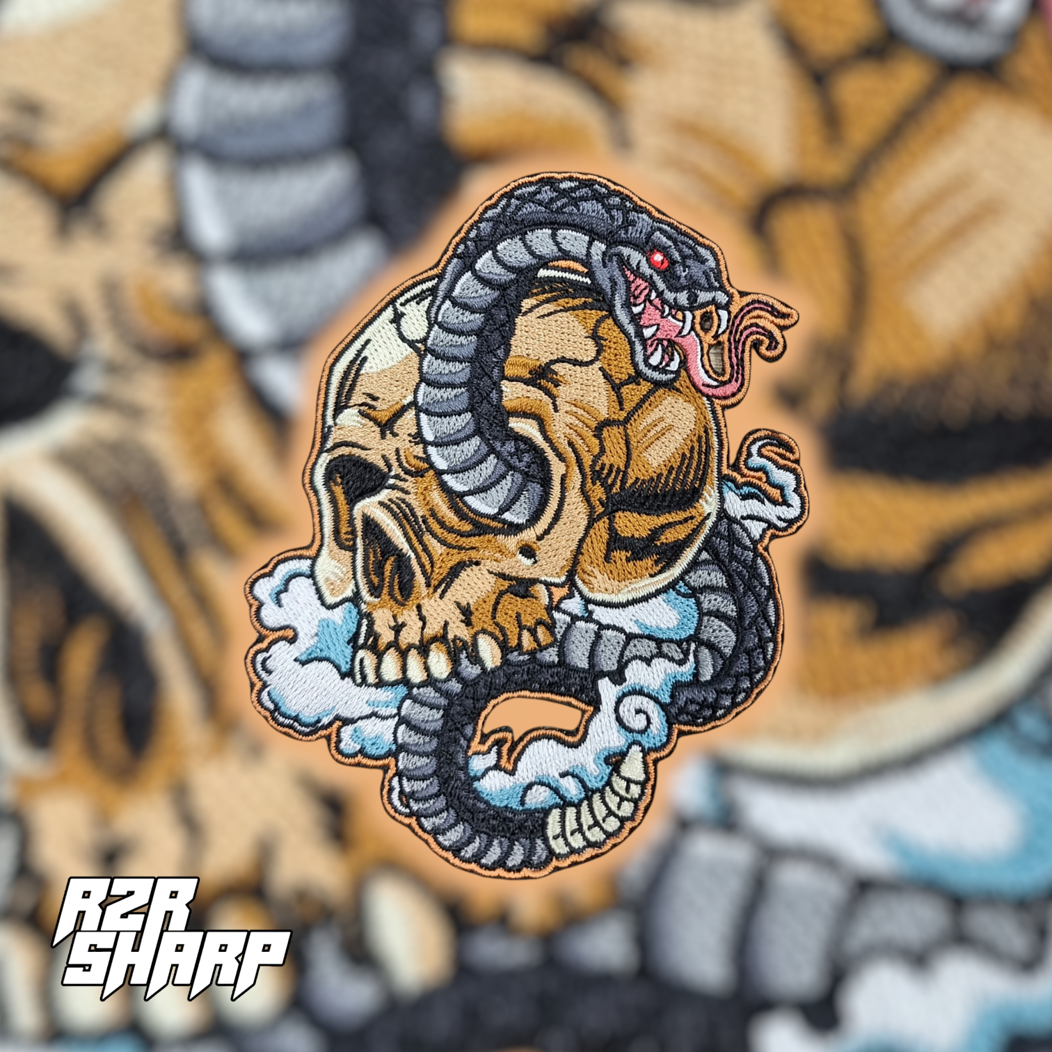 Skull & Rattle – Razor Sharp Patches
