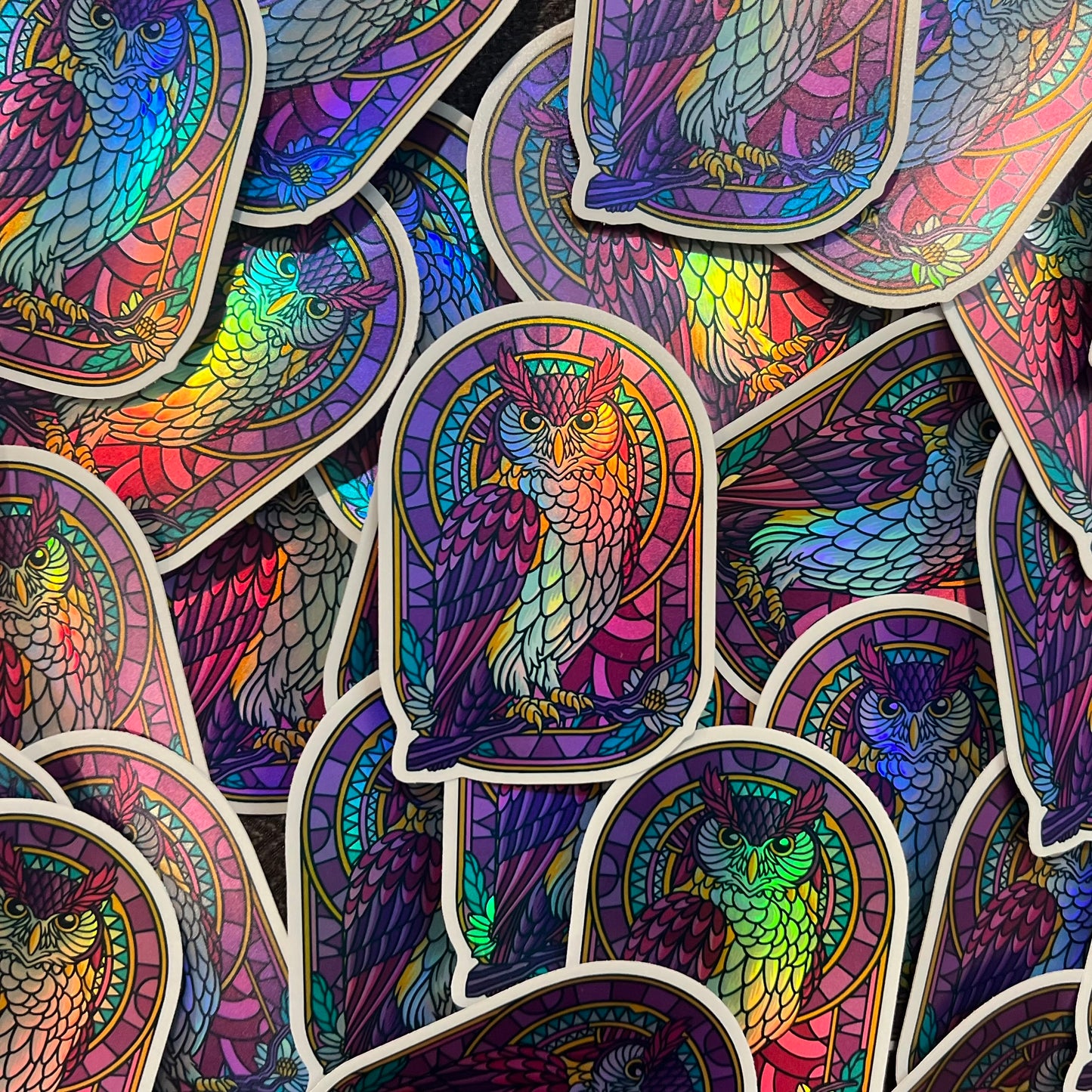 Stained Glass - Owl