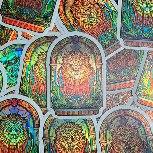 Stained Glass - Lion