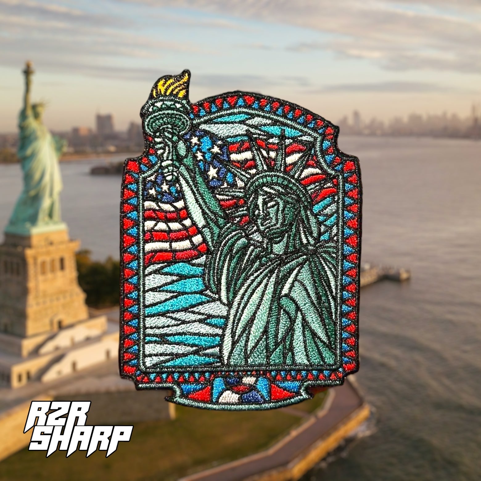 Stained Glass - Liberty – Razor Sharp Patches