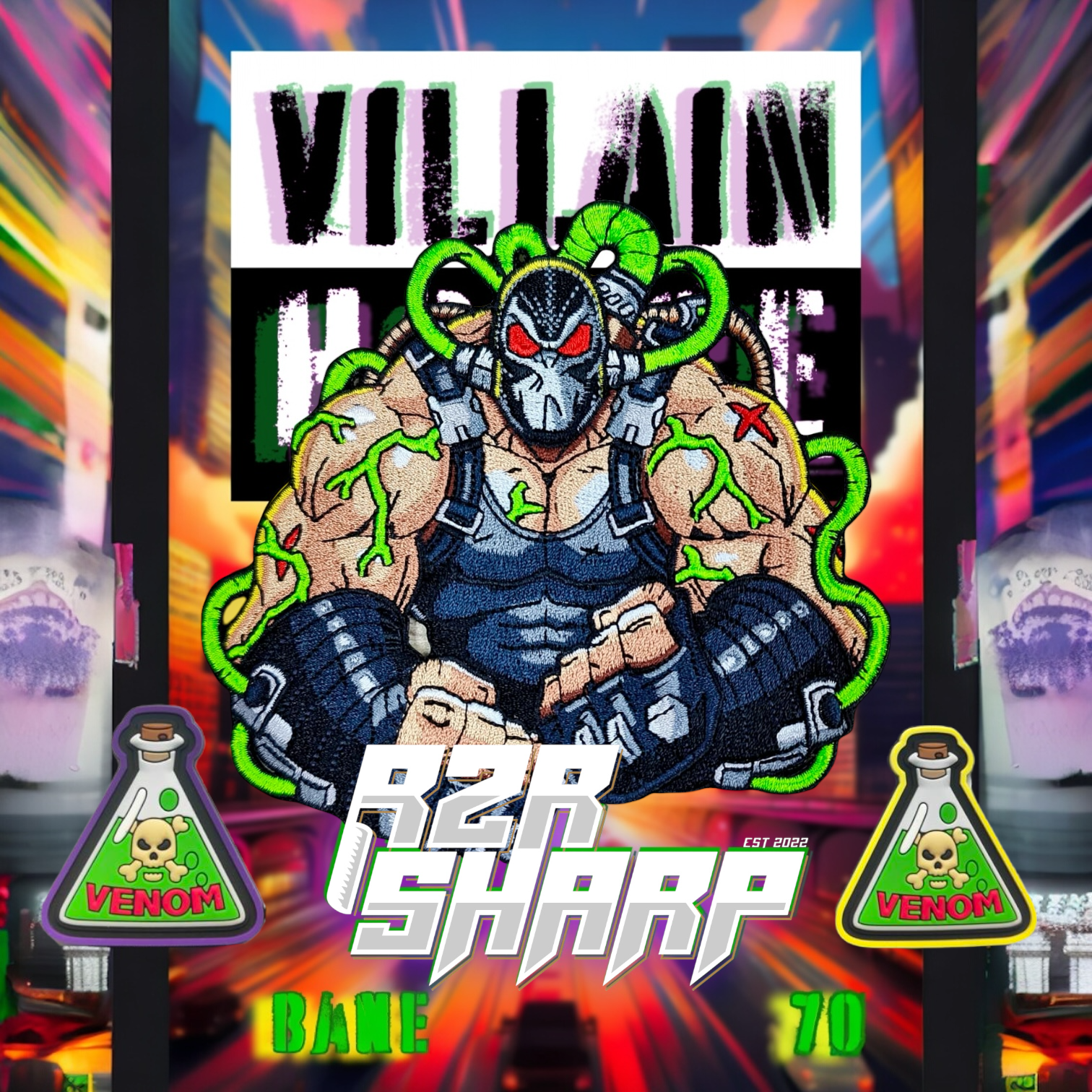 BANE - VH Collab – Razor Sharp Patches