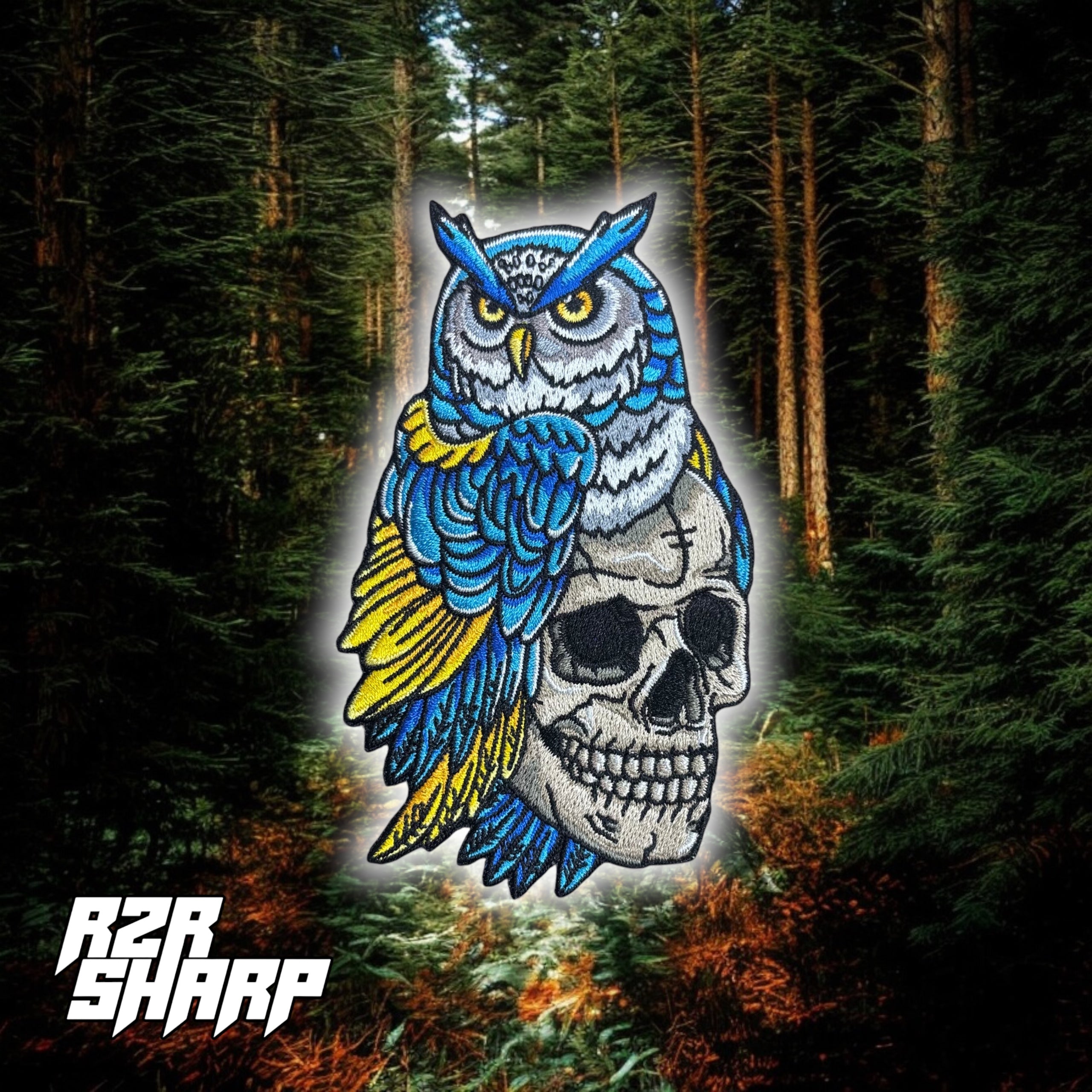 Grim Guardians - Owl – Razor Sharp Patches